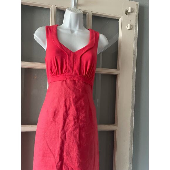 Boden LINEN & JERSEY DRESS - Picture 5 of 9